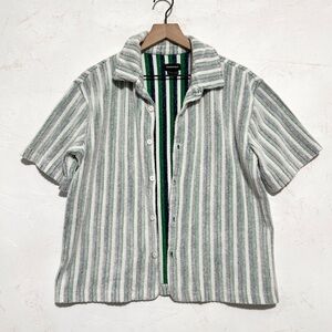 Urban Outfitters Standard Cloth terry striped shirt size S (fits M)